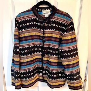 Vintage woven tapestry jacket